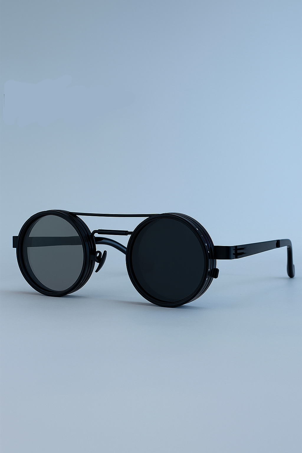 Polarized Round Steampunk ND9 Adjustable Dimming Sunglasses Men 2025 Luxury Brand Punk Fishing Sunglass Anti-Glare Driving UV400